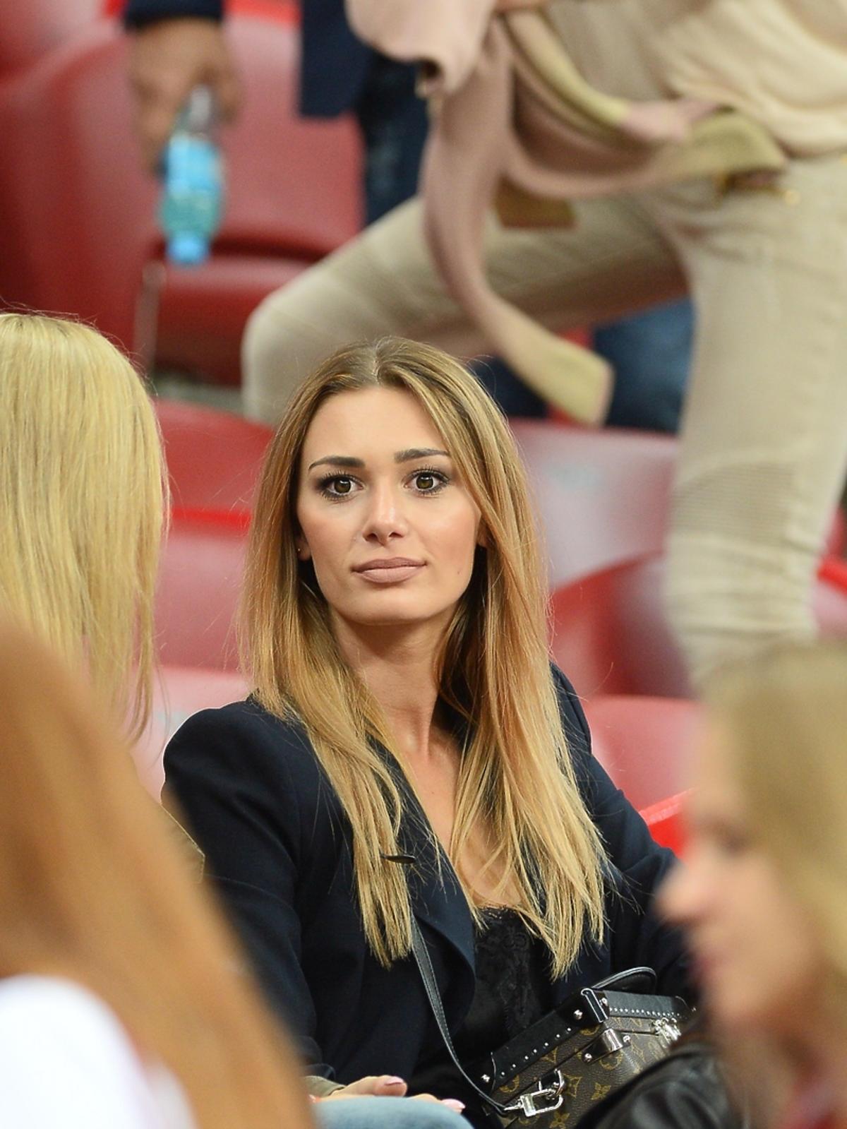 Jessica Ziółek na meczu Polska Rumunia