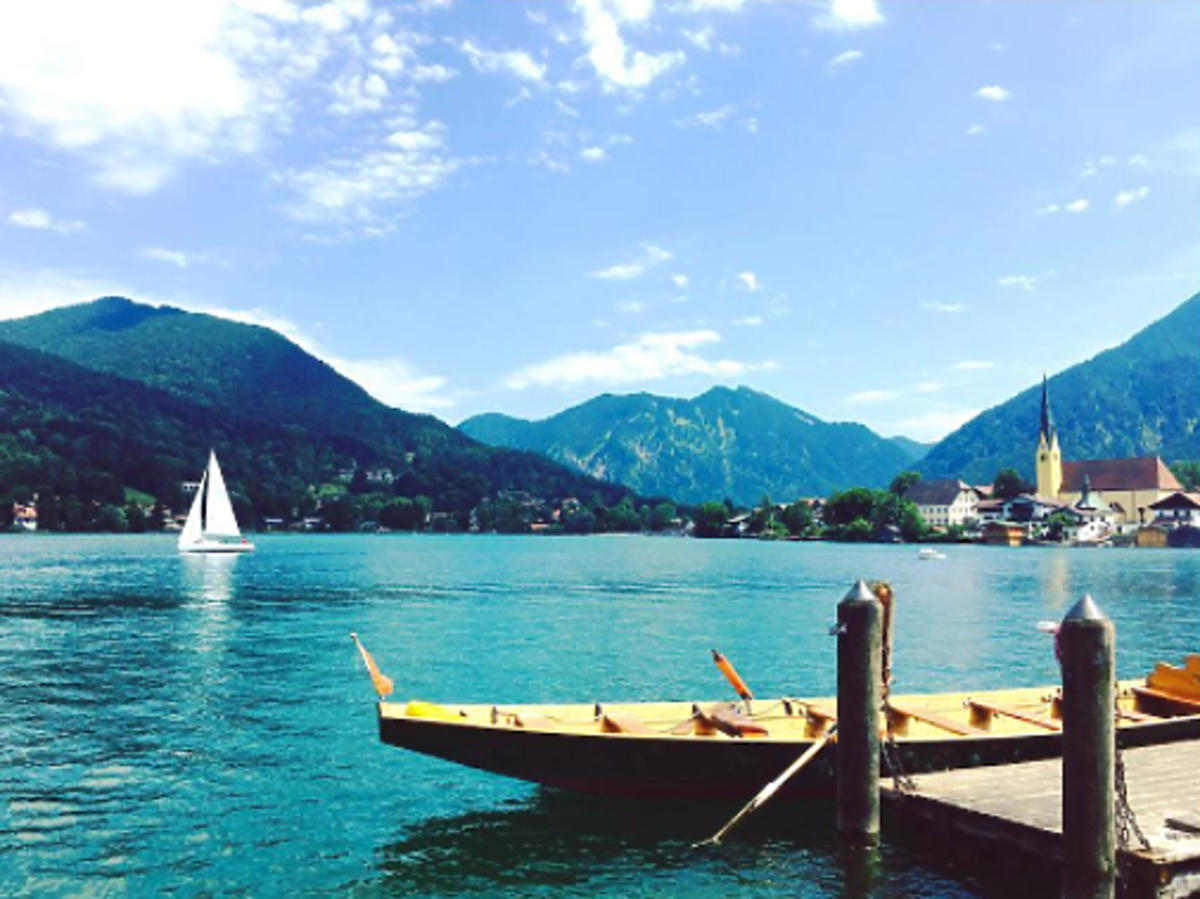 Jezioro Tegernsee w Bawarii