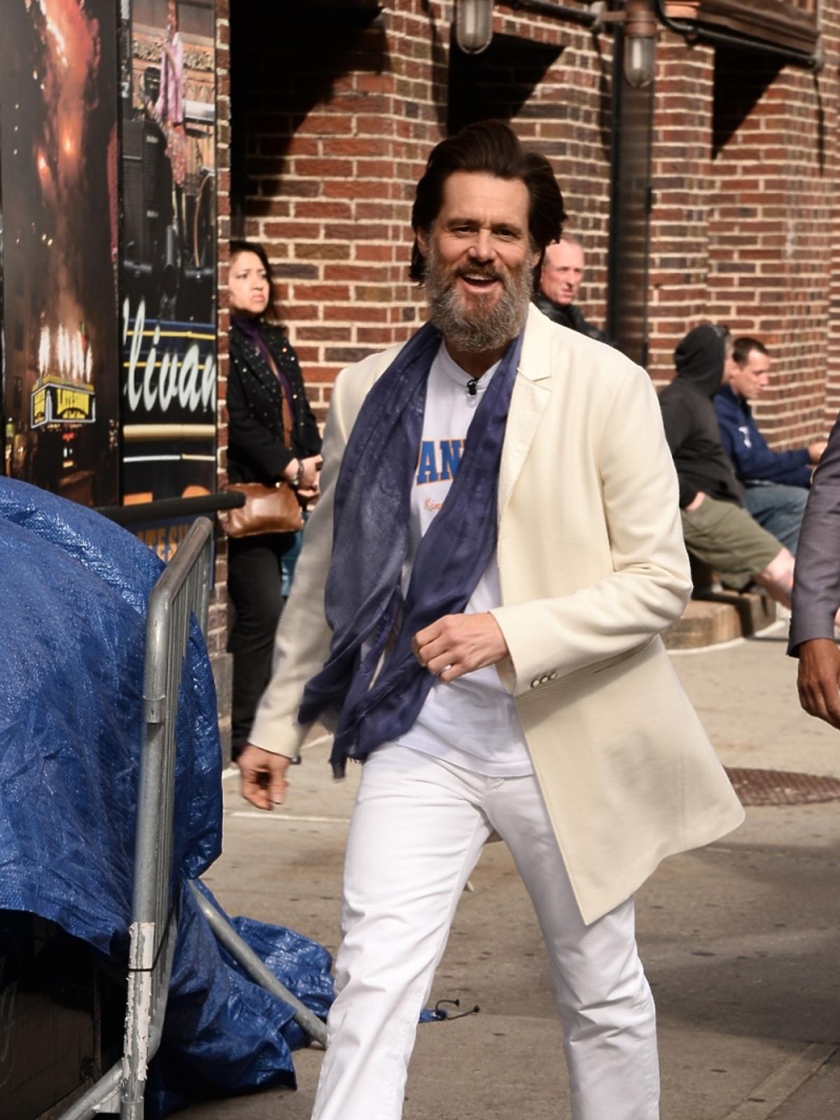 Jim Carrey w Nowym Jorku