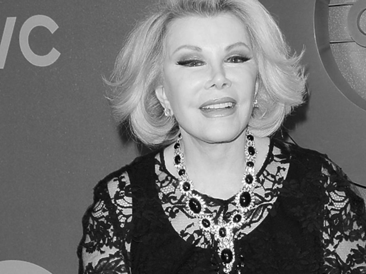 Joan Rivers nie żyje. Zmarła Joan Rivers. Na co zmarła Joan Rivers. Pogrzeb Joan Rivers
