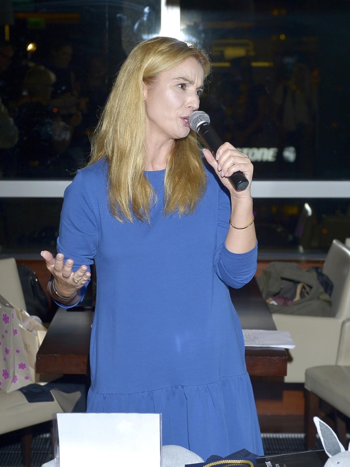 Joanna Brodzik podczas aukcji dla Leo