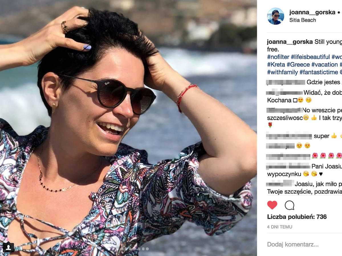 Joanna Górska na Instagramie