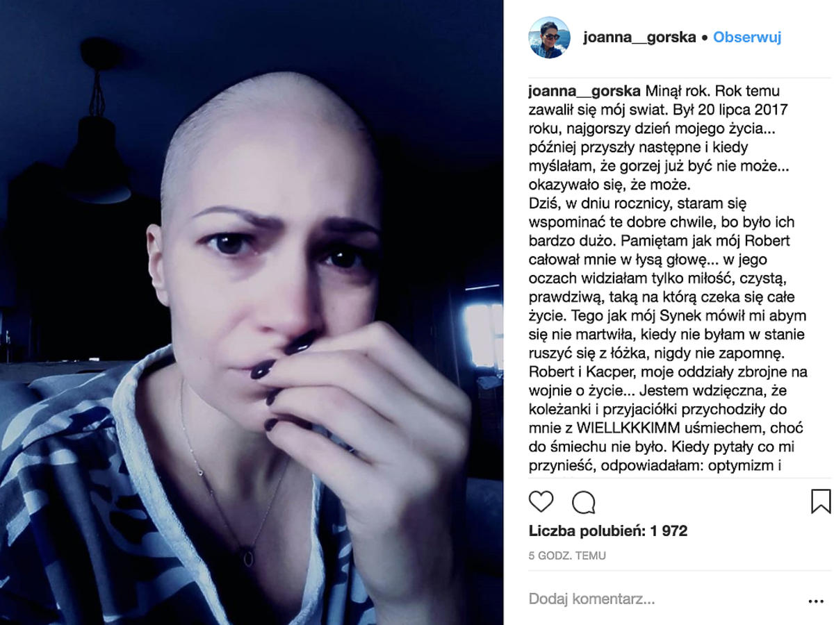Joanna Górska na Instagramie