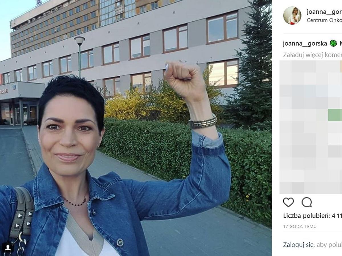 Joanna Górska zakończyła leczenie