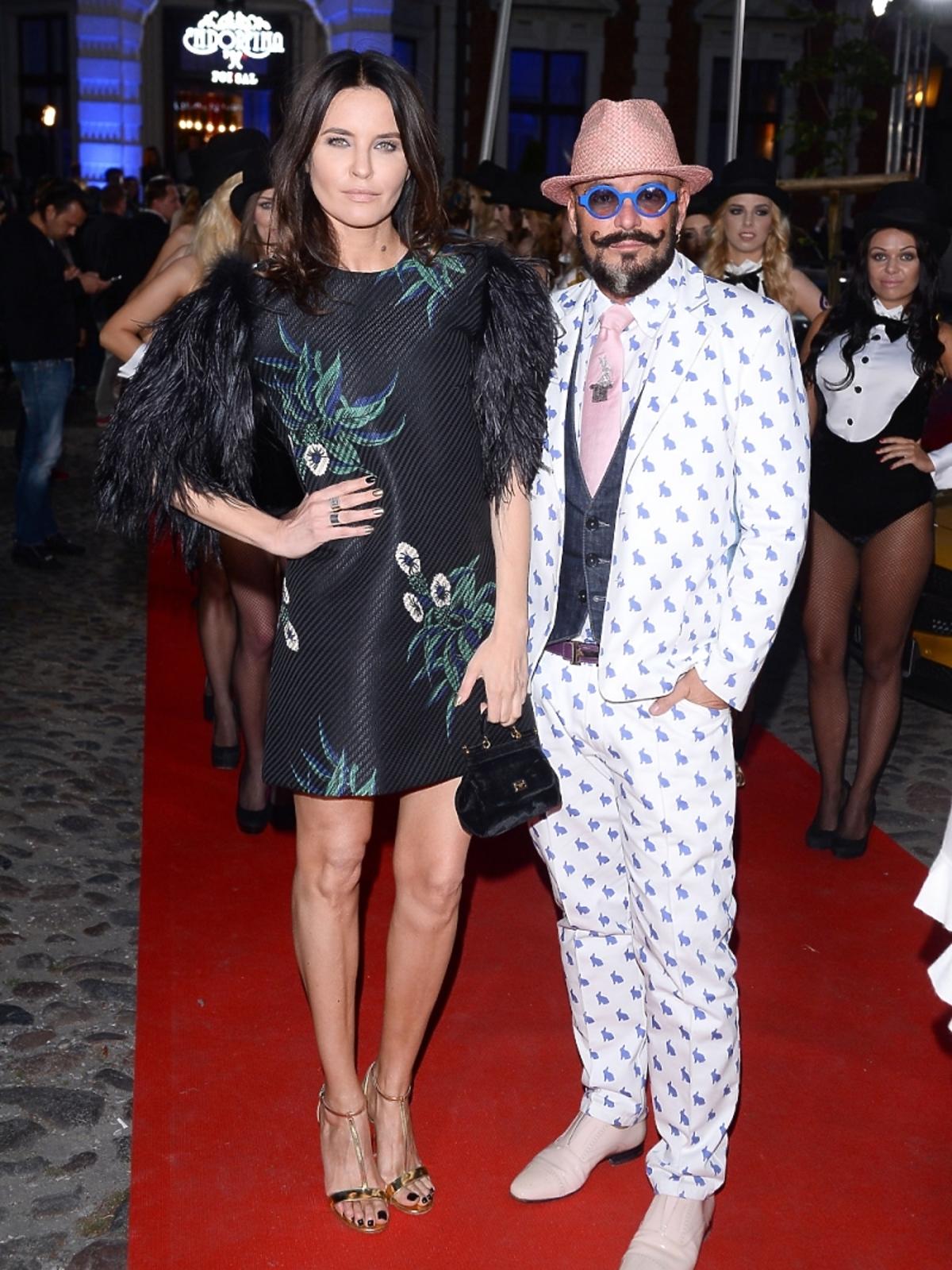 Joanna Horodyńska i Tomasz Jacyków na imprezie Samochód Roku Playboya