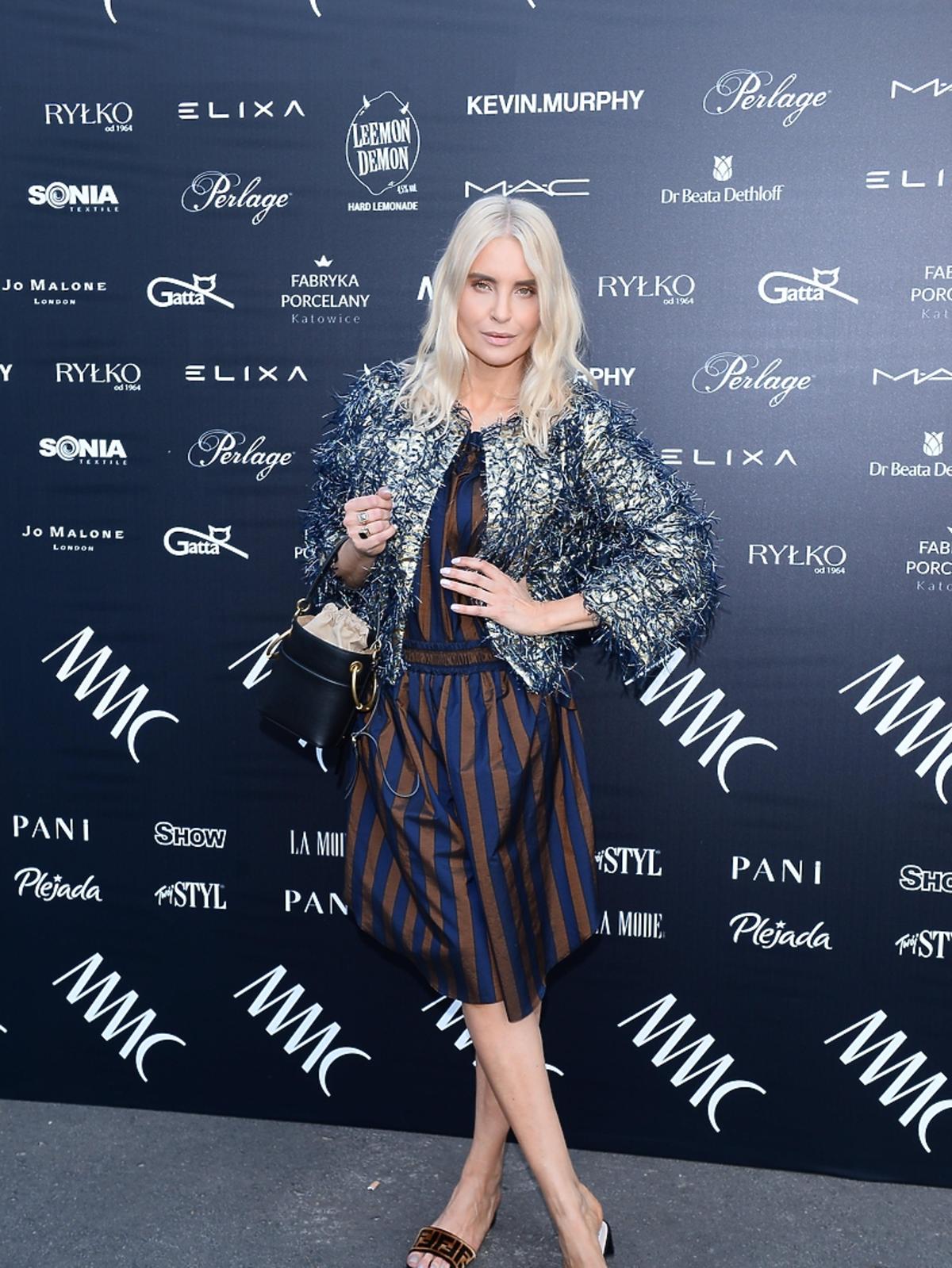 Joanna Horodyńska na pokazie najnowszej kolekcji MMC
