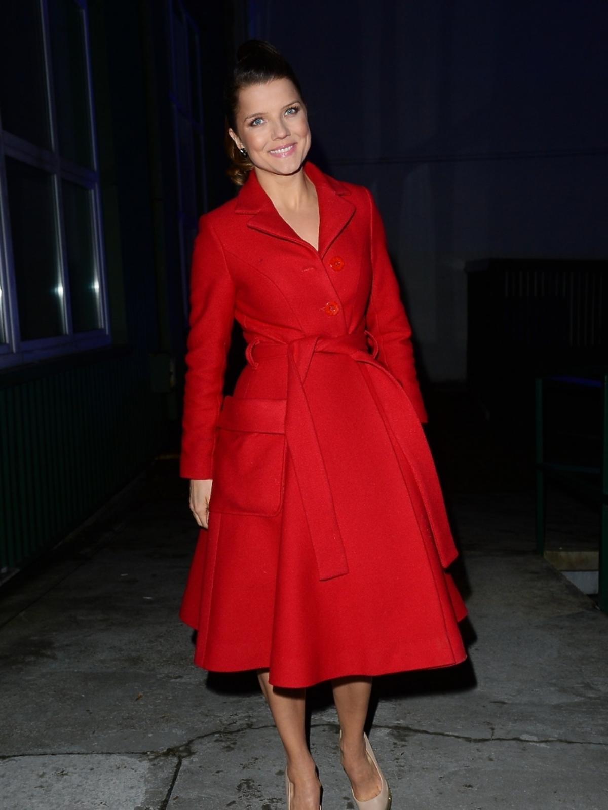 Joanna Jabłczyńska na pokazie Dawida Wolińskiego Orient-Express 2014