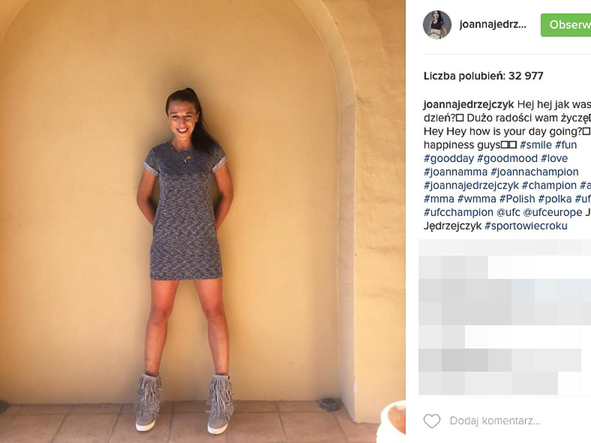 Joanna Jędrzejczyk na wakacjach