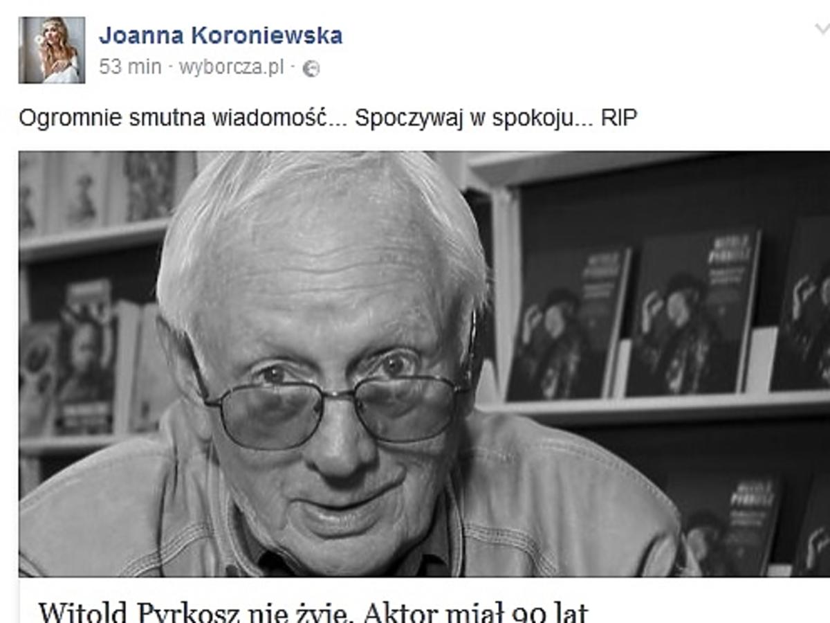 Joanna Koroniewska o Pyrkoszu