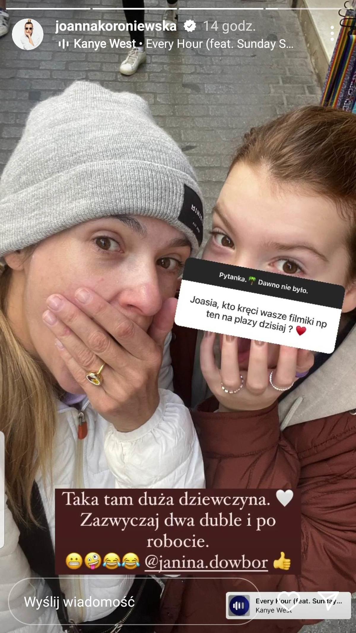Joanna Koroniewska pokazała starszą córkę. Janina ma już 14 lat i