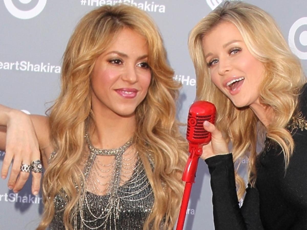 Joanna Krupa i Shakira na imprezie. Joanna Krupa na premierze płyty Shakiry. Joanna Krupa w Ameryce