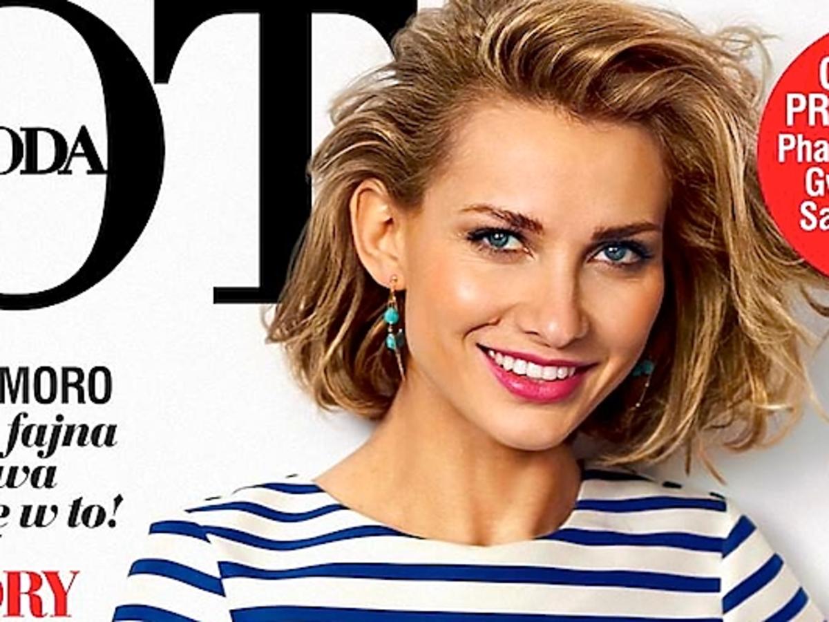 Joanna Moro na okładce HOT Moda