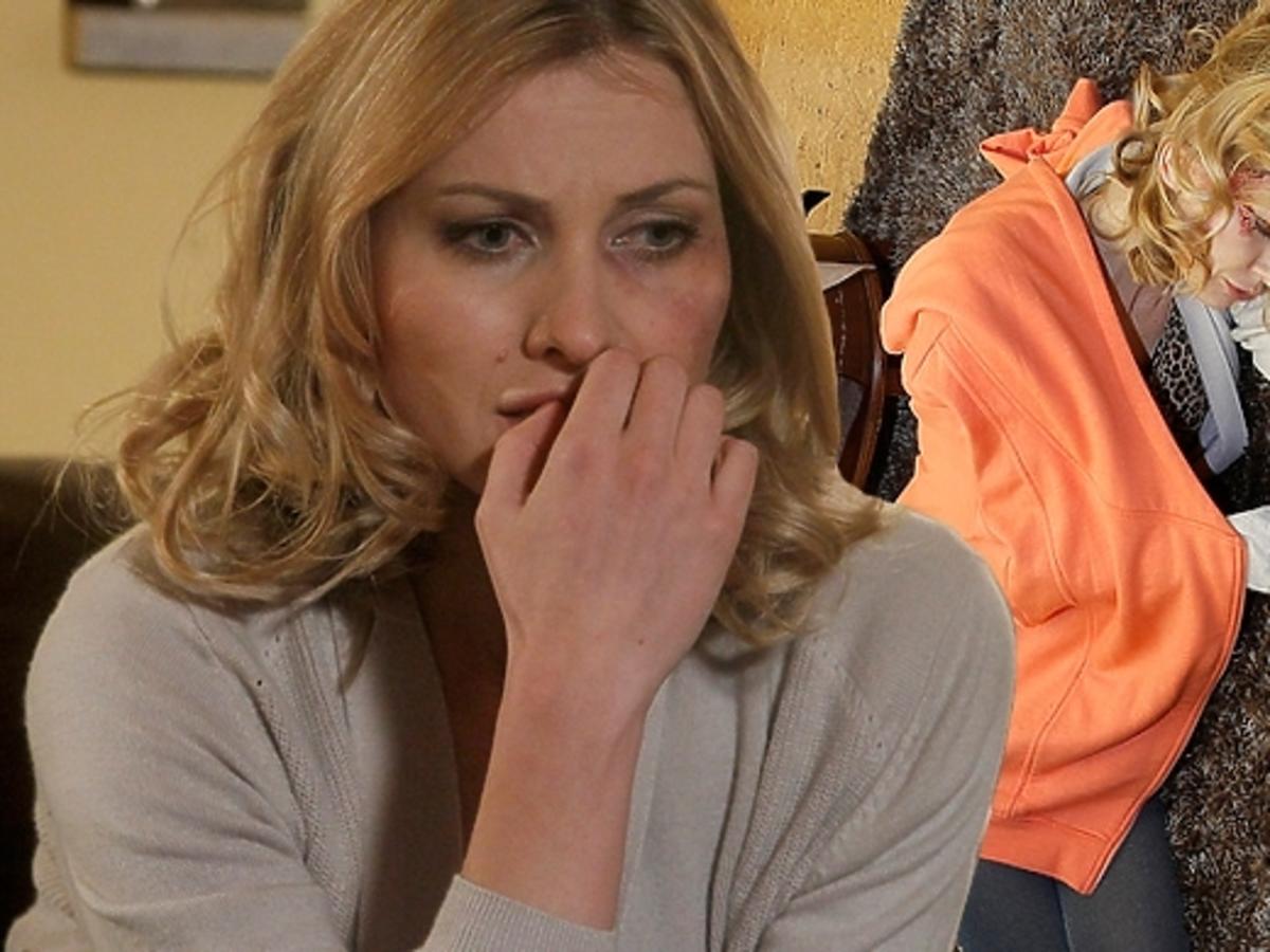 Joanna Moro na planie serialu Ojciec Mateusz