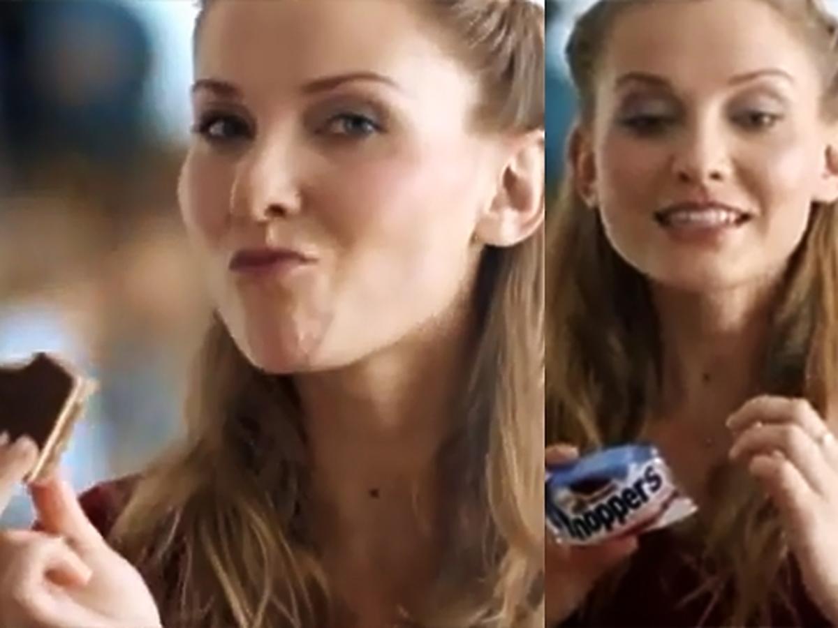 Joanna Moro w starej reklamie