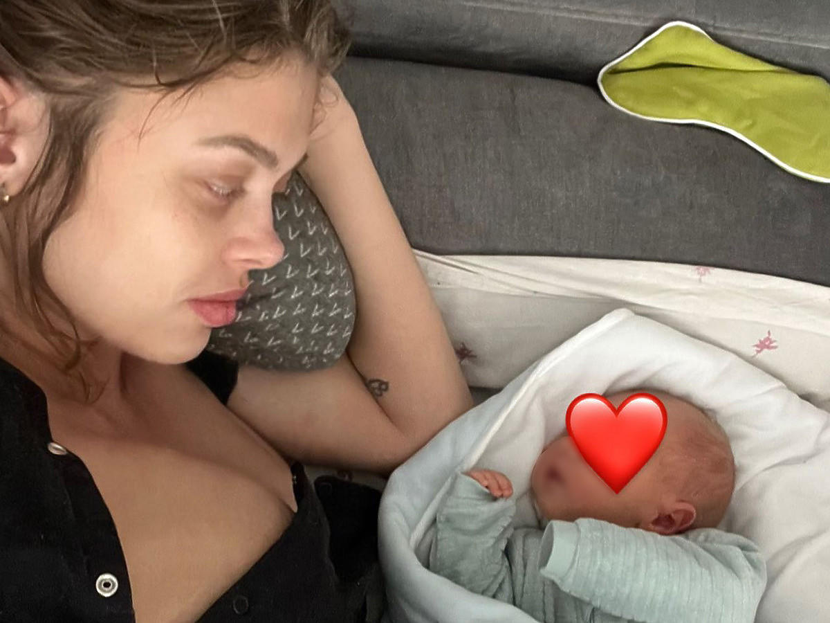 Joanna Opozda z synkiem Vincentem na zdjęciu na Instagramie