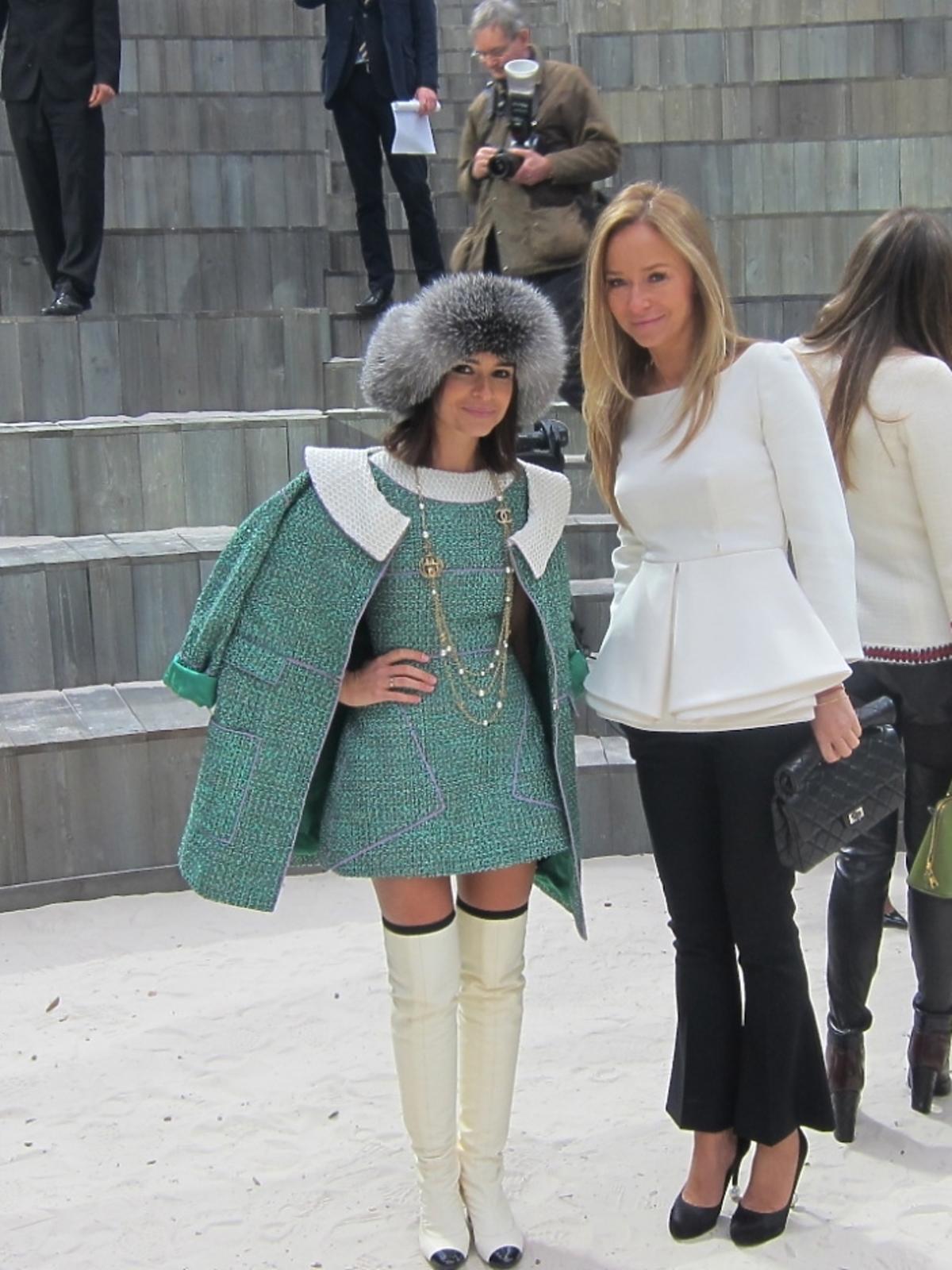 Joanna Przetakiewicz na pokazie Chanel Haute Couture wiosna/lato 2013