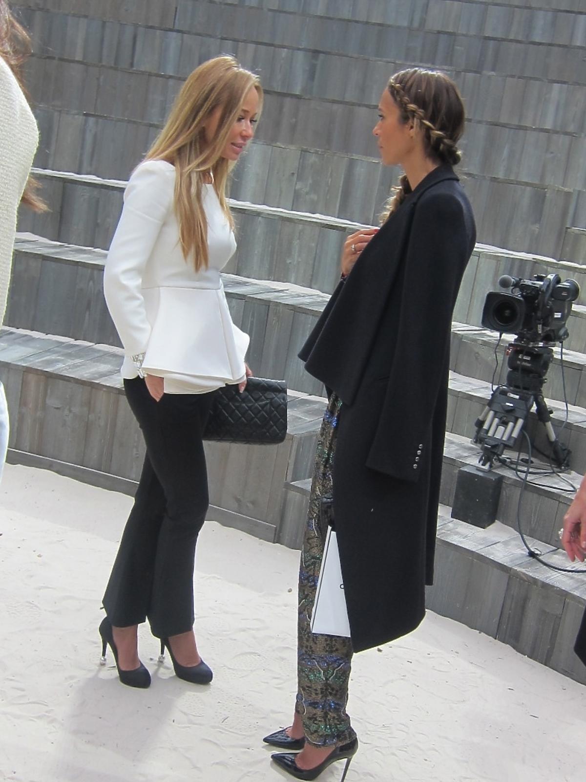 Joanna Przetakiewicz na pokazie Chanel Haute Couture wiosna/lato 2013