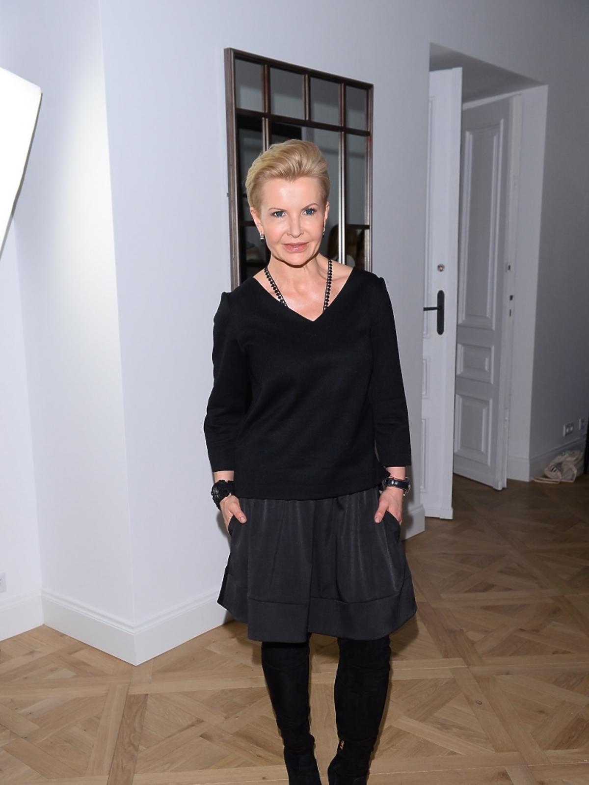 Joanna Racewicz na otwarciu butiku marki 303 Avenue