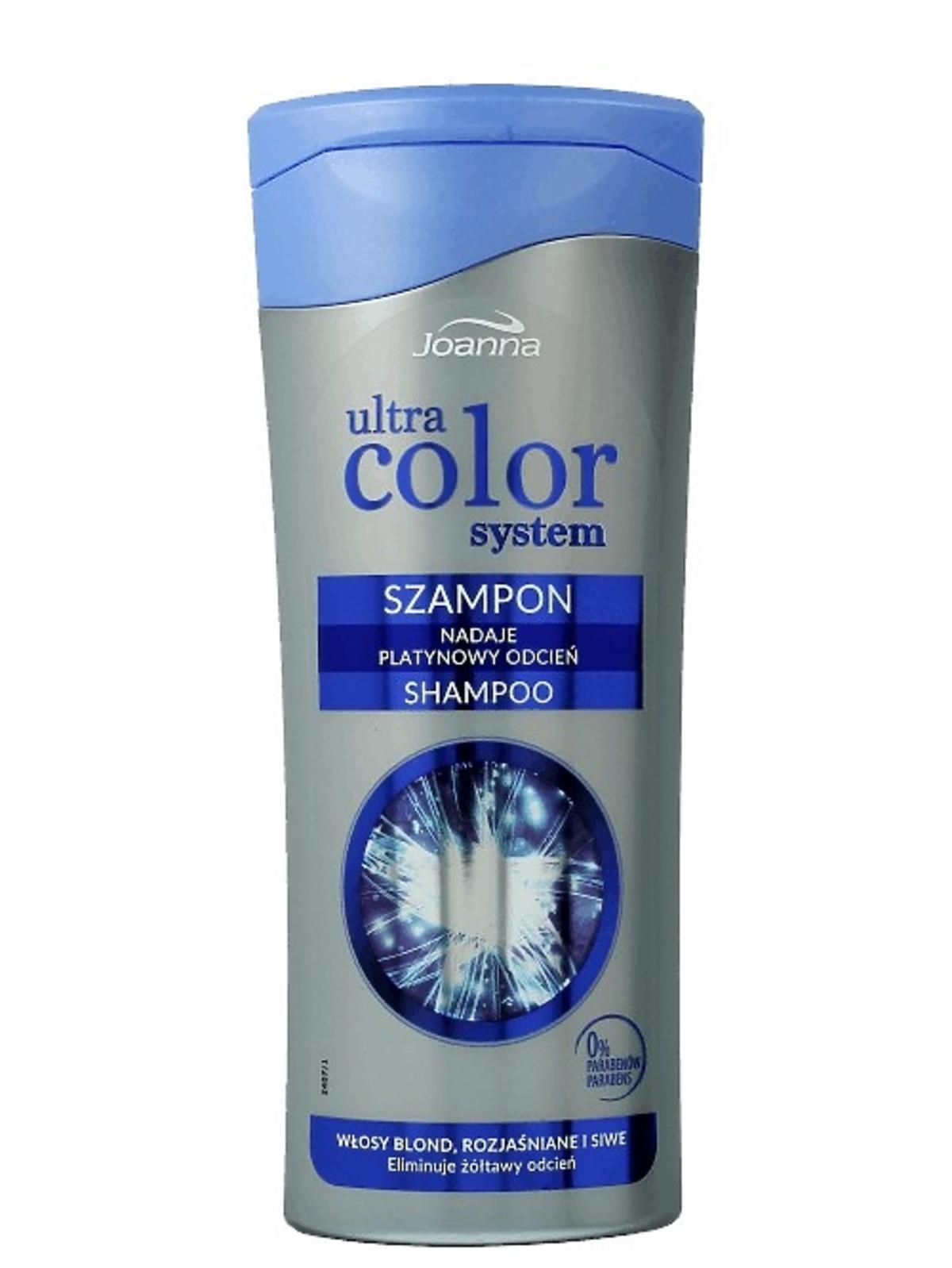 Joanna, Ultra Color System, szampon do włosów blond, rozjaśnianych i siwych, 7,99 zł