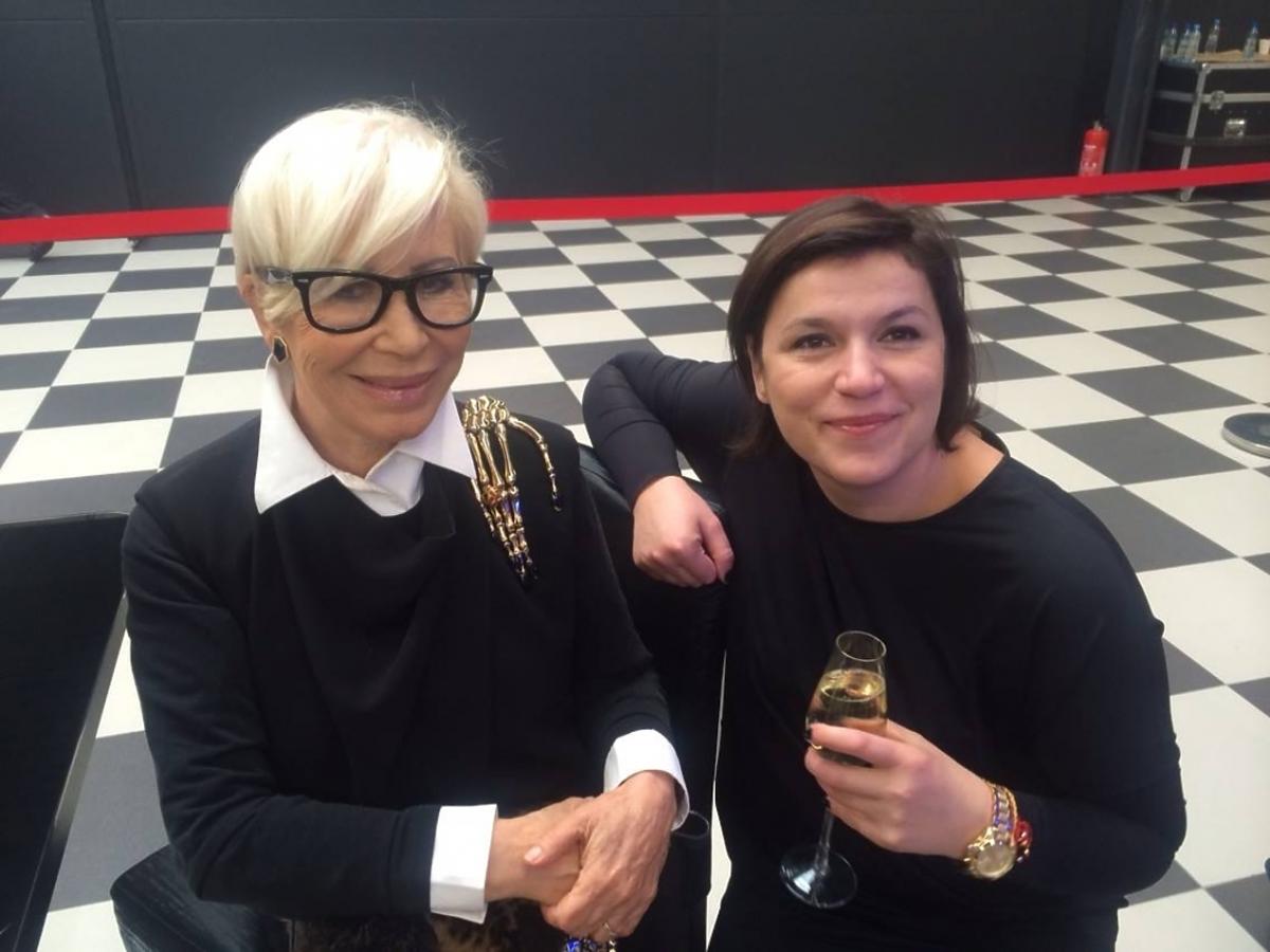 Jola Czaja i Anna Fendi na otwarciu Ptak Fashion City