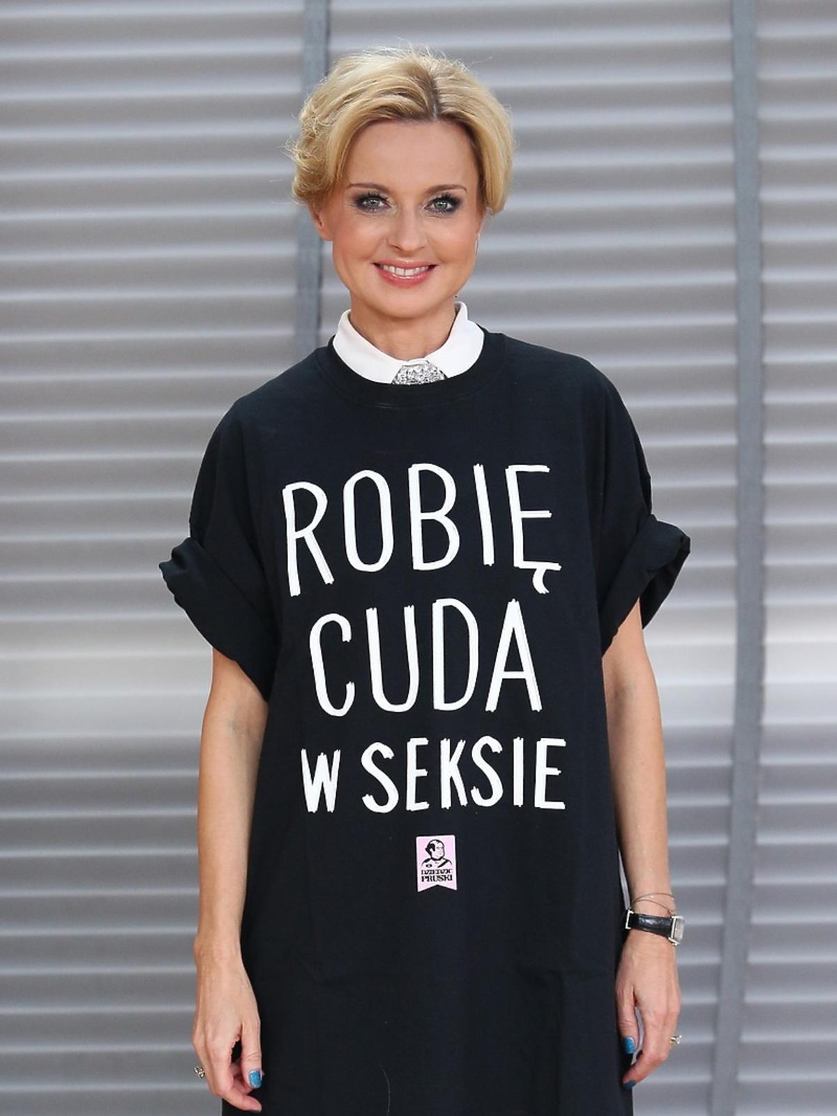 Jolanta Pieńkowska w studiu DD TVN
