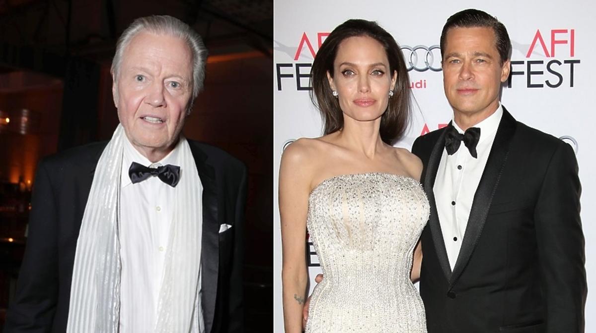 Jon Voight, Angelina Jolie, Brad Pitt