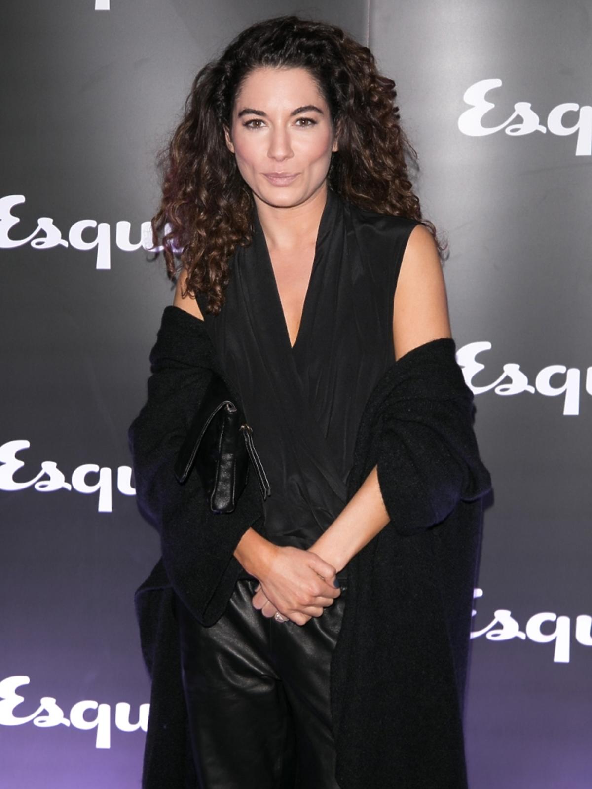 Julia Pogrebińska na imprezie magazynu Esquire