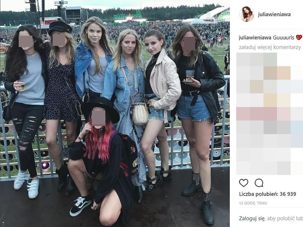 Julia Wieniawa, Iga Lis i Jessica Mercedes na Open'er Festival