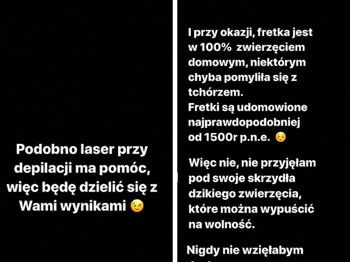 Julia Wróblewska pokazała posiniaczone nogi