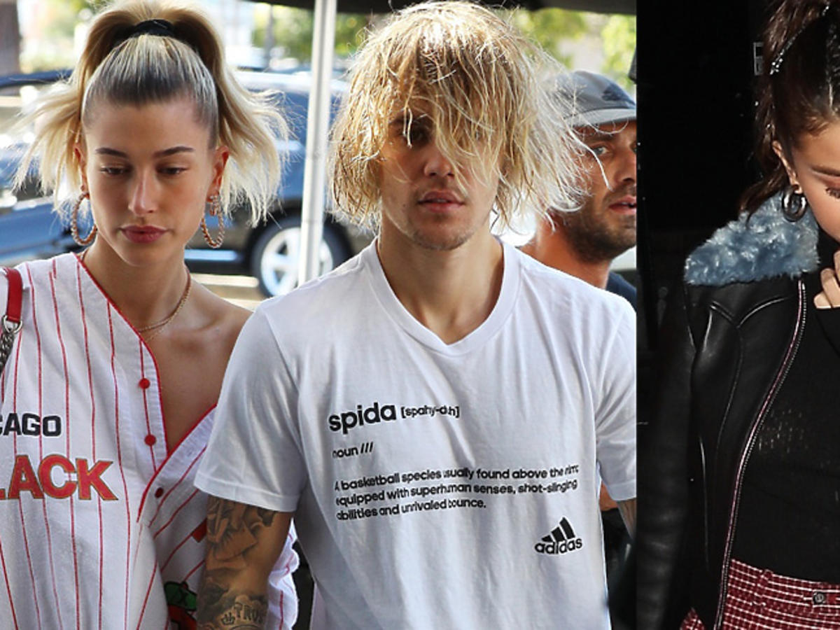 Justin Bieber i Hailey Baldwin na spacerze, Selena Gomez smutna