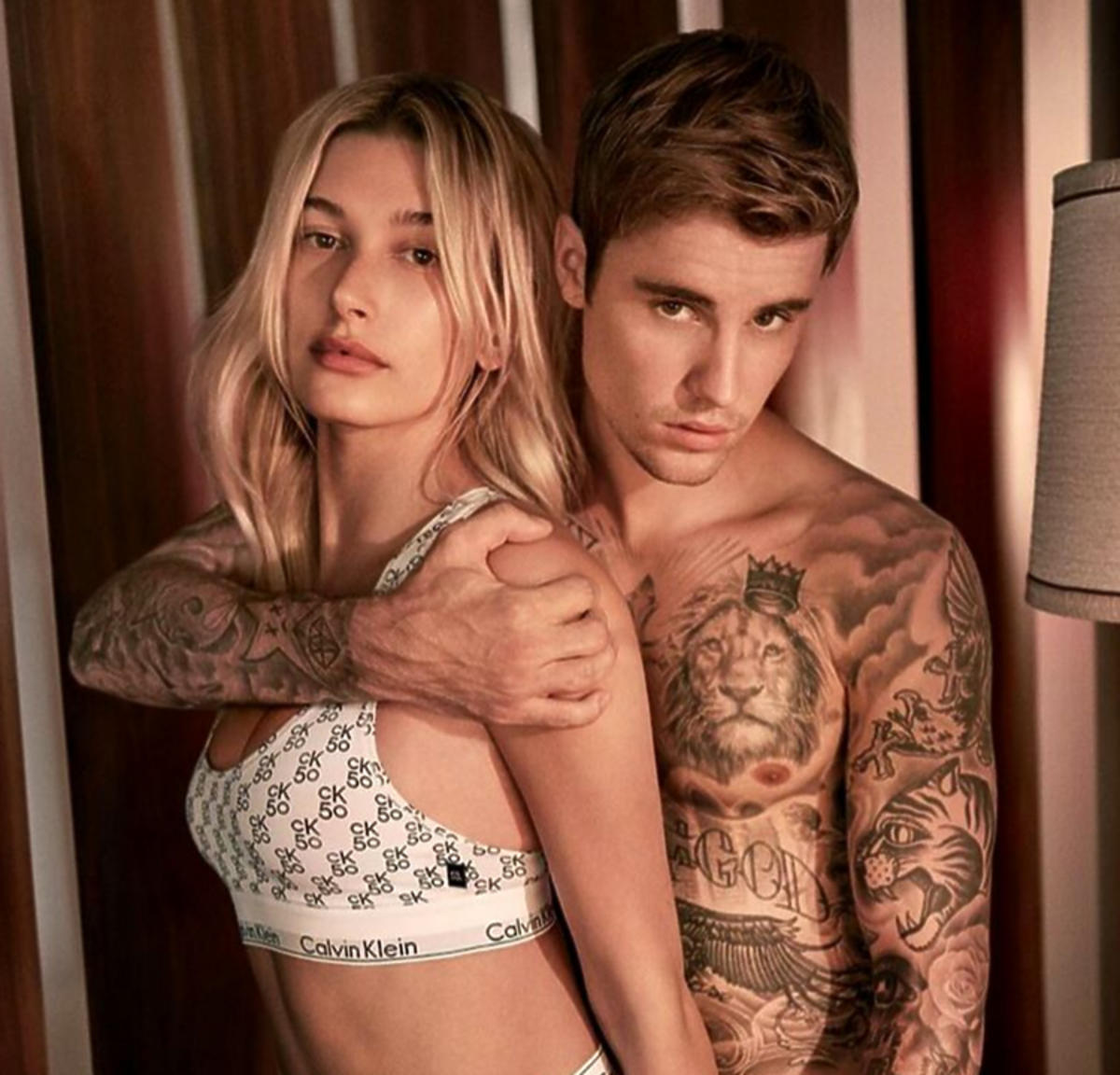 Justin Bieber i Hailey Bieber, kampania Calvin Klein