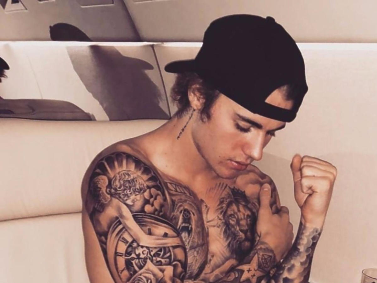 Justin Bieber tatuaże
