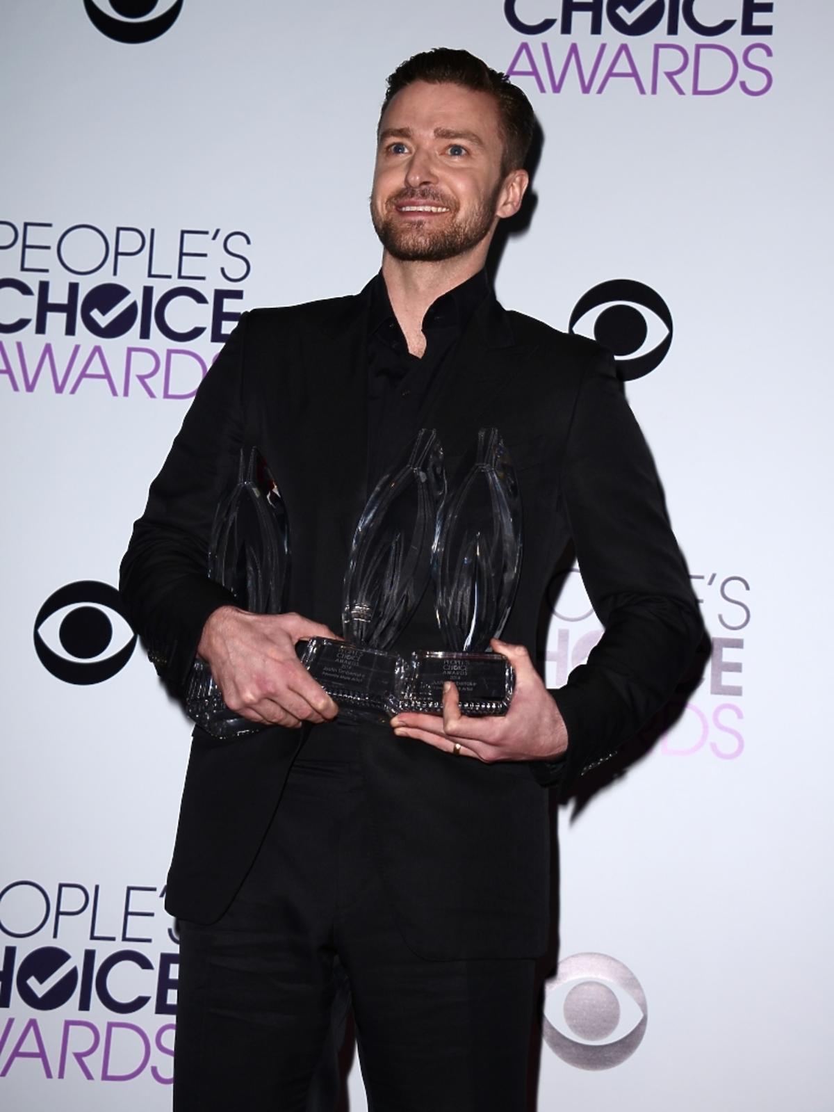 Justin Timberlake na People's Choice Awards 2013
