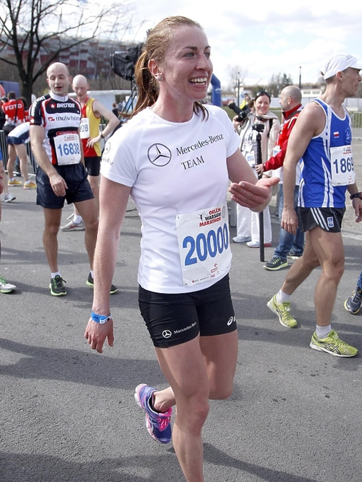 Justyna Kowalczyk na Orlen Warsaw Marathon