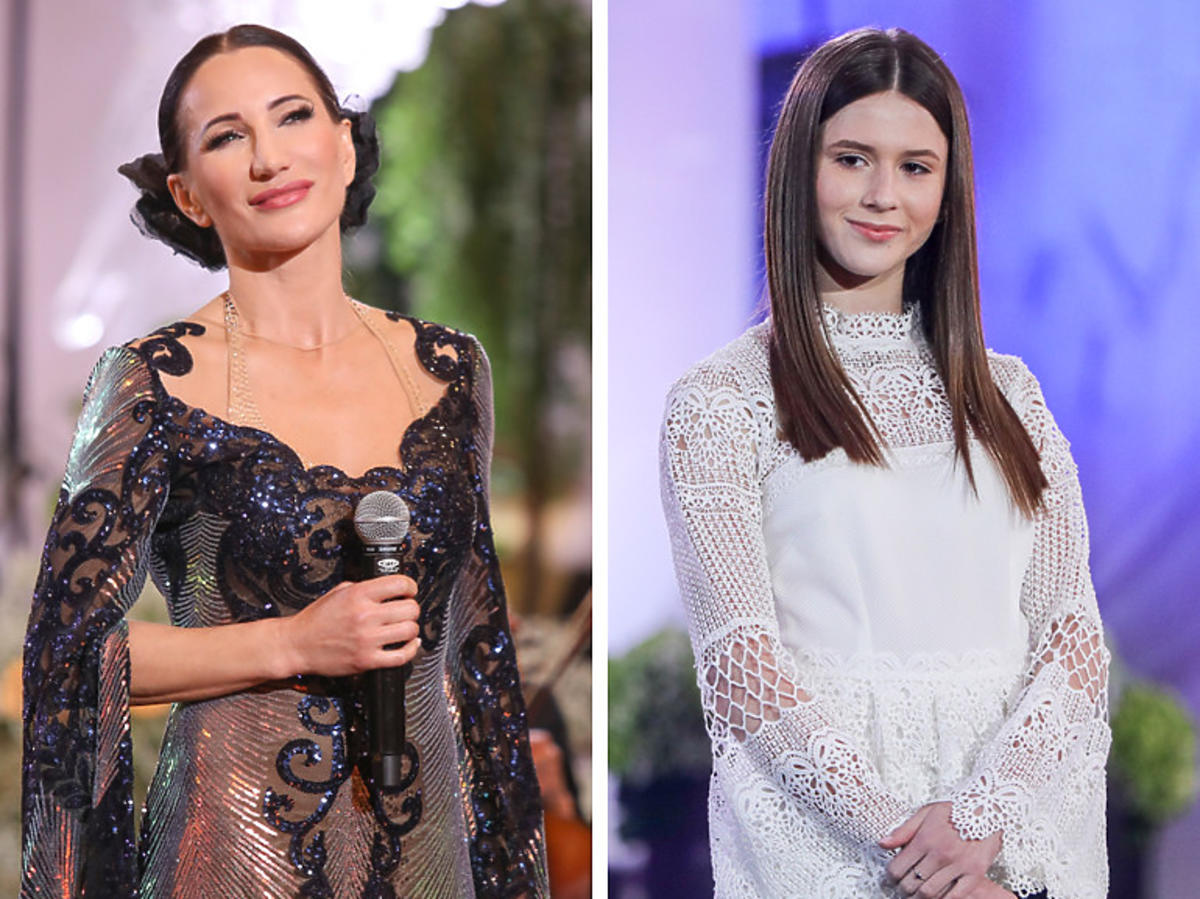 Justyna Steczkowska i Roxie Węgiel na koncercie z okazji 100. urodzin papieża