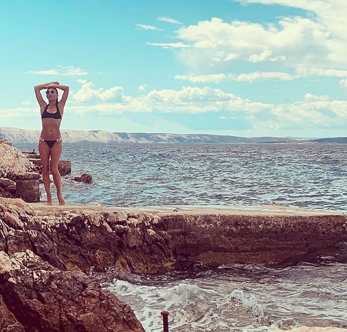 Justyna Steczkowska w bikini na wakacjach