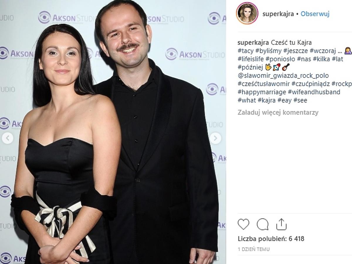 Kajra, żona Sławomira, pokazała stare zdjęcia