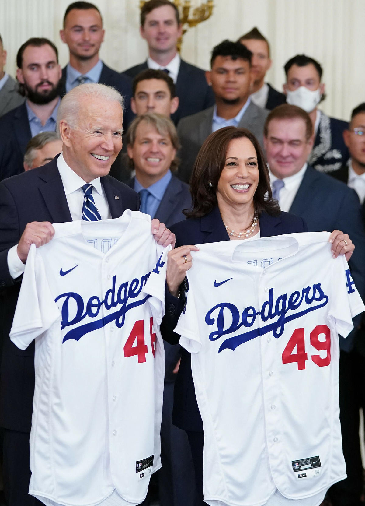 Kamala Harris i Joe Biden podczas kampanii 