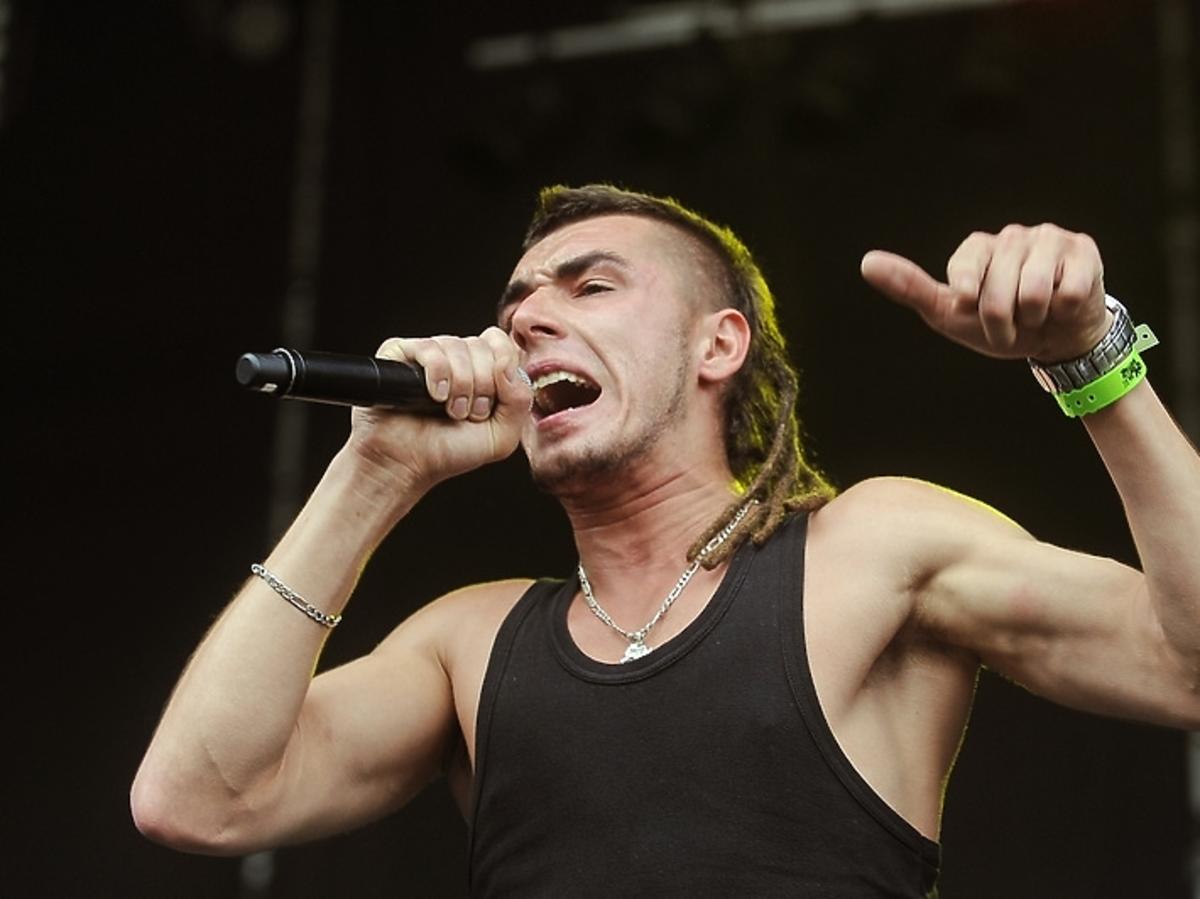 Kamil Bednarek podczas Jarocin Festiwal 2013