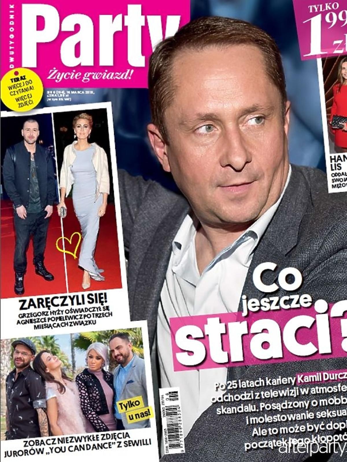Kamil Durczok na okładce Party