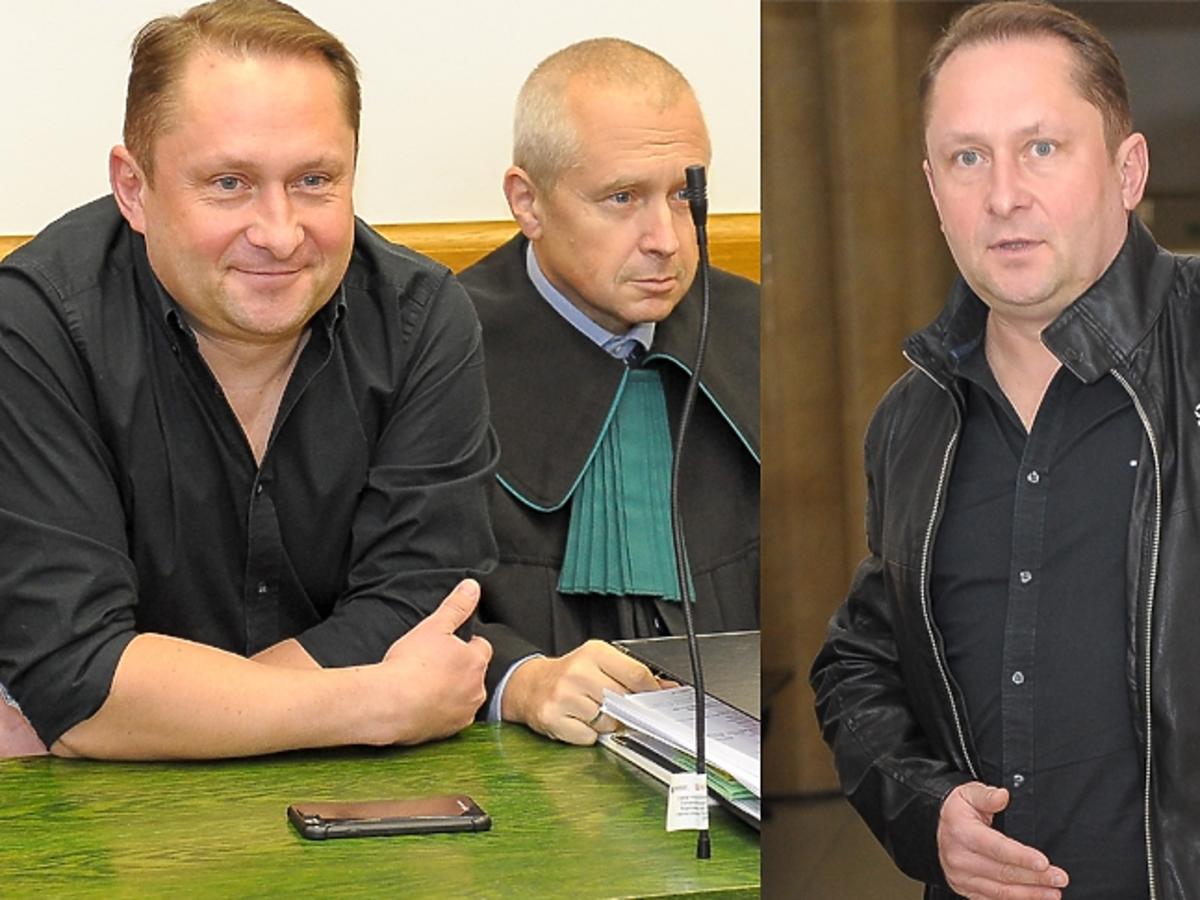 Kamil Durczok podczas rozprawy sądowej przeciwko Wprost