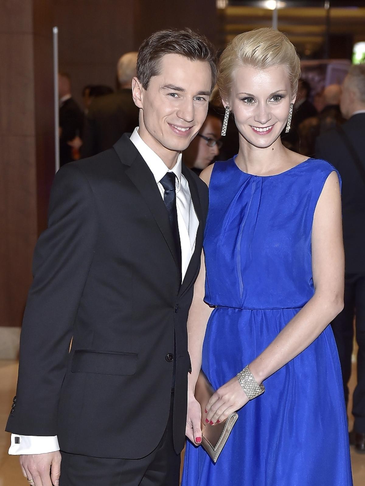 Kamil Stoch z żoną na Gali Mistrzów Sportu 2015