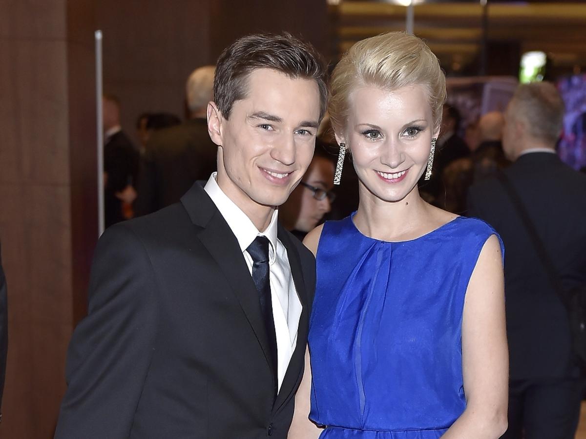 Kamil Stoch z żoną na Gali Mistrzów Sportu 2015
