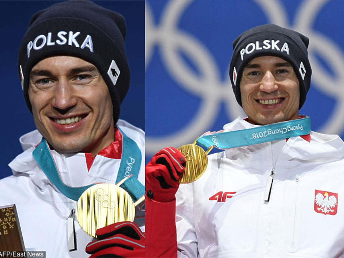 Kamil Stoch ze złotym medalem olimpijskim Pjongczang
