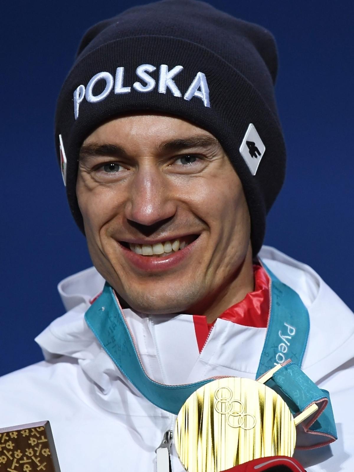 Kamil Stoch ze złotym medalem olimpijskim Pjongczang 