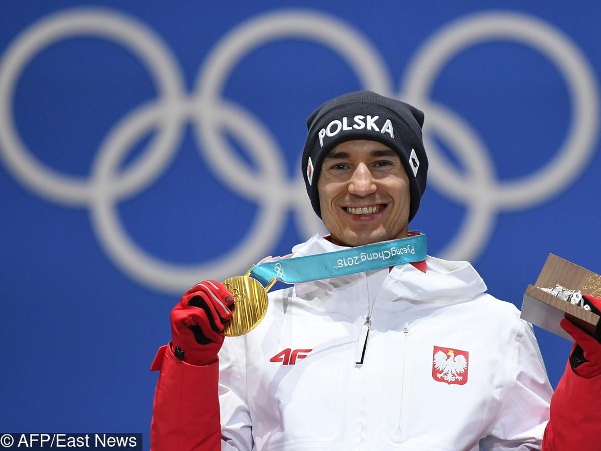 Kamil Stoch ze złotym medalem olimpijskim Pjongczang 