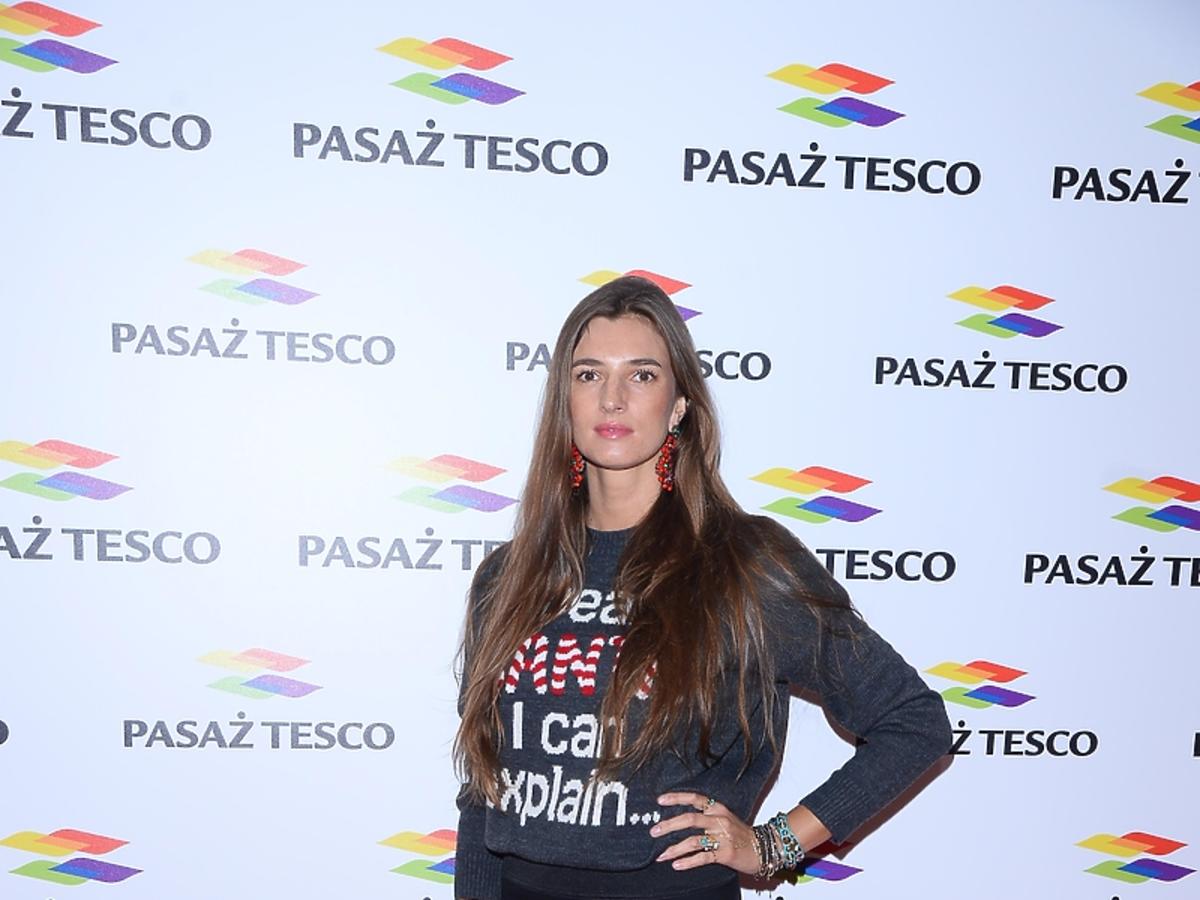Kamila Szczawińska na imprezie Tesco