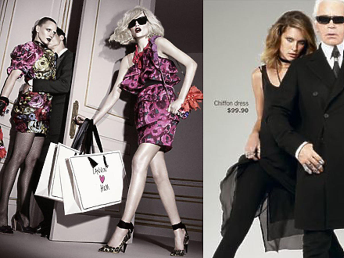 Karl Lagerfeld, Lanvin, Balmain - projektanci dla marki H&M