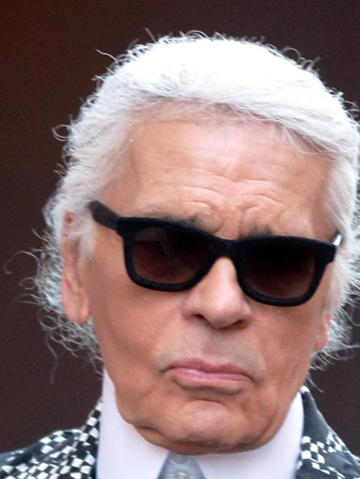 Karl Lagerfeld w Saint Tropez
