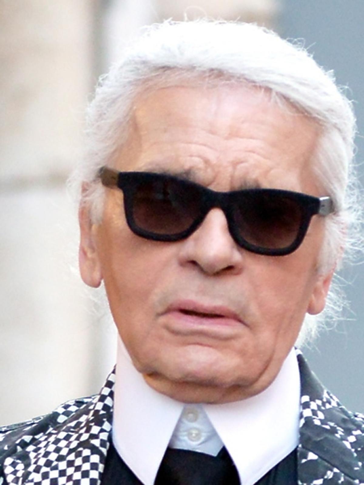 Karl Lagerfeld w Saint Tropez